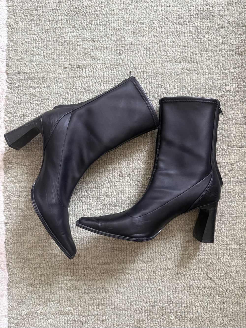 Topshop Chisel Toe Ankle Boots
